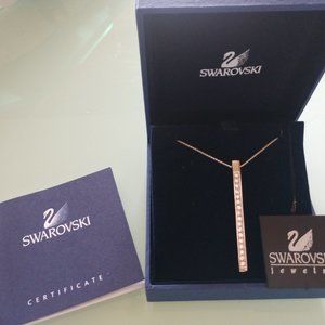 Swarovski Necklace Mini Diamond Vertical Bar